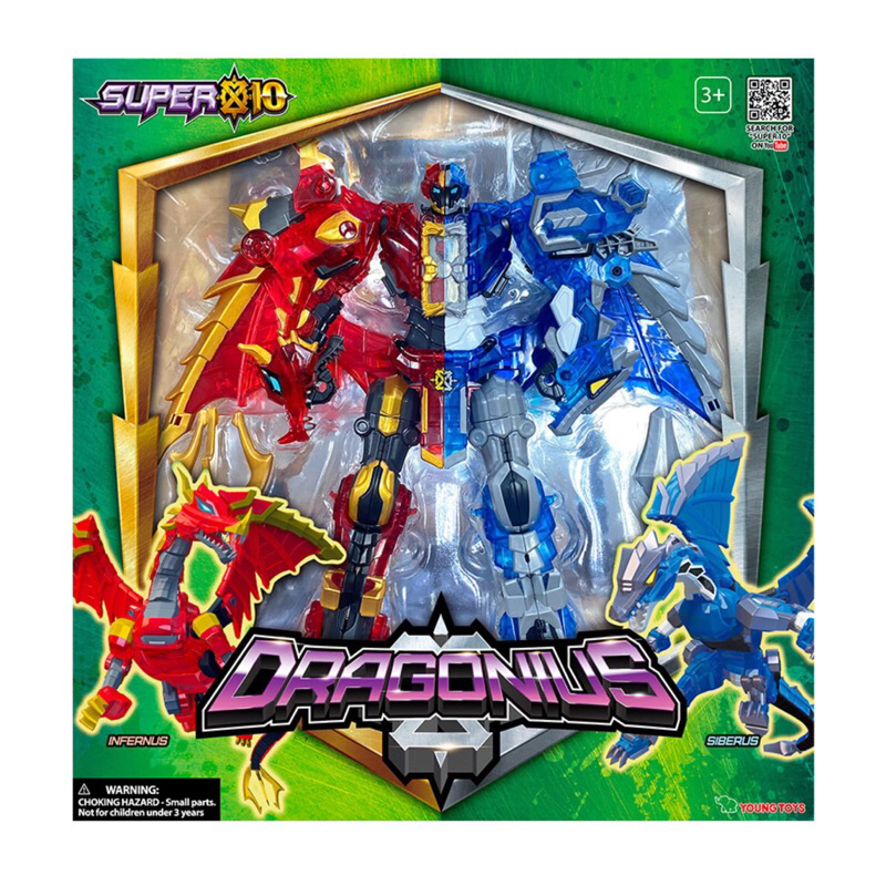 Super 10 S1 Dragonius Original Young Toys Korea