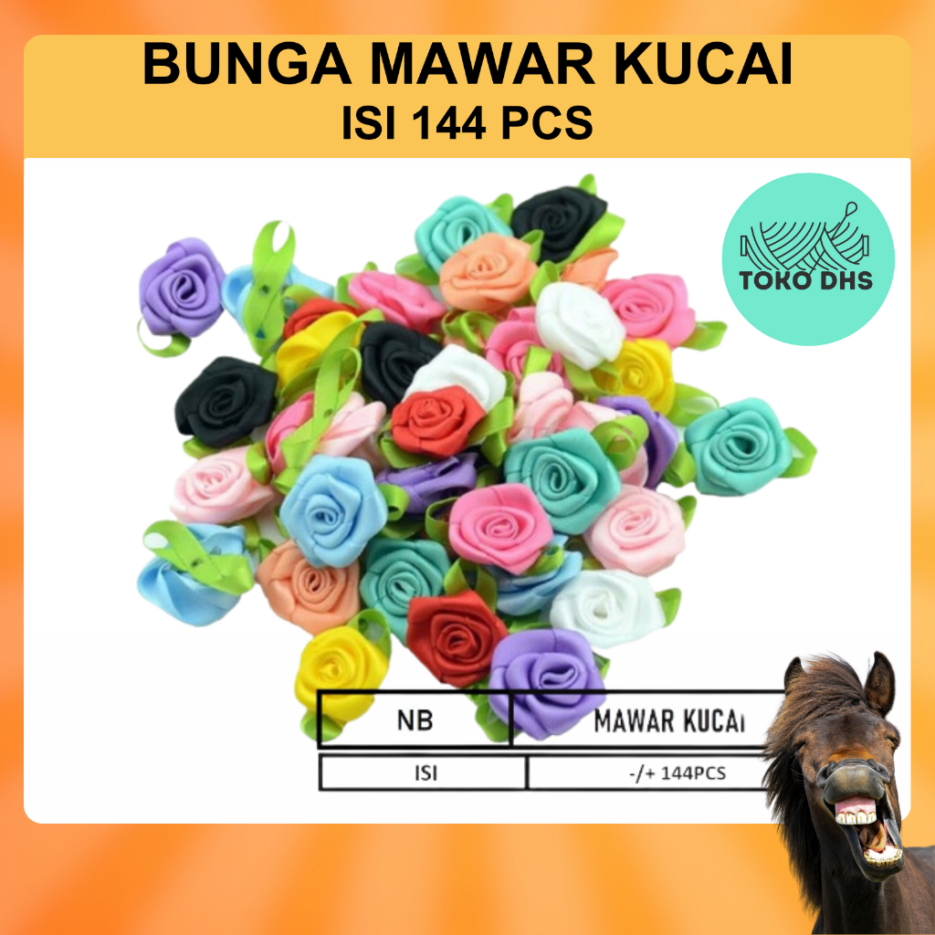 BUNGA MAWAR KUCAI 144 PC