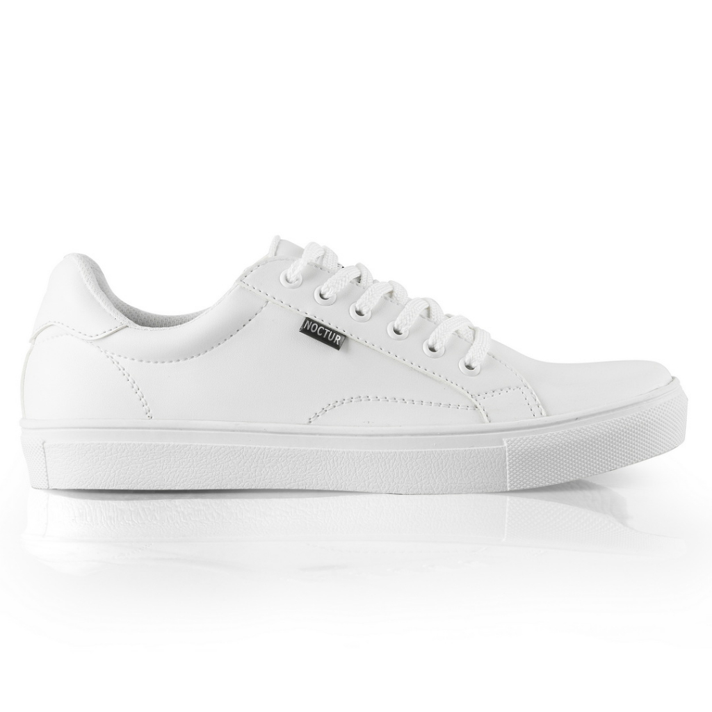 NOCTUR - Sepatu Pria Putih Casual Full White N-601