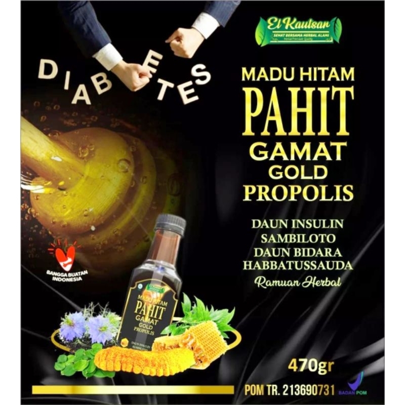 

Madu Hitam Pahit Gamat Propolis