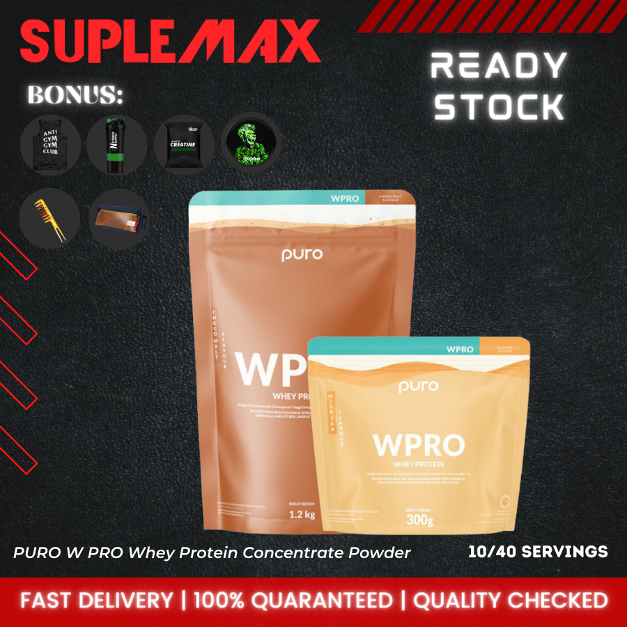 PURO WPRO Whey Protein Concentrate Powder