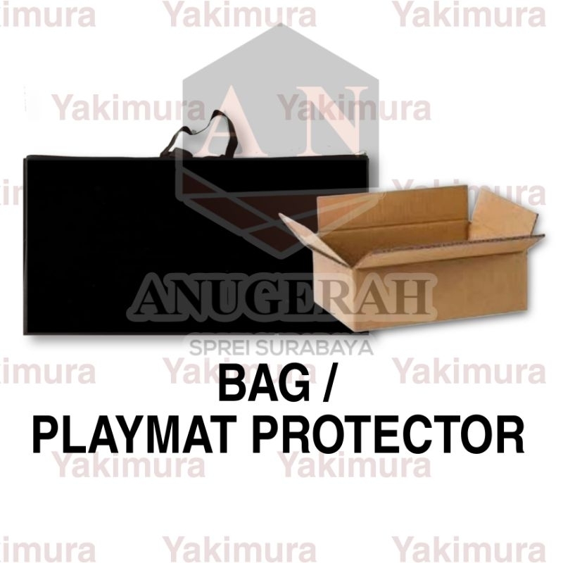 

TAS PLAYMAT LIPAT UKURAN 95X45 UNTUK PLAYMAT 180X200 DAN UKURAN 80X45 UNTUK PLAYMAT 150X200 DUS KARTON KEMASAN