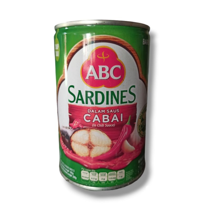 

Ikan Kaleng Sarden Abc Besar 425g