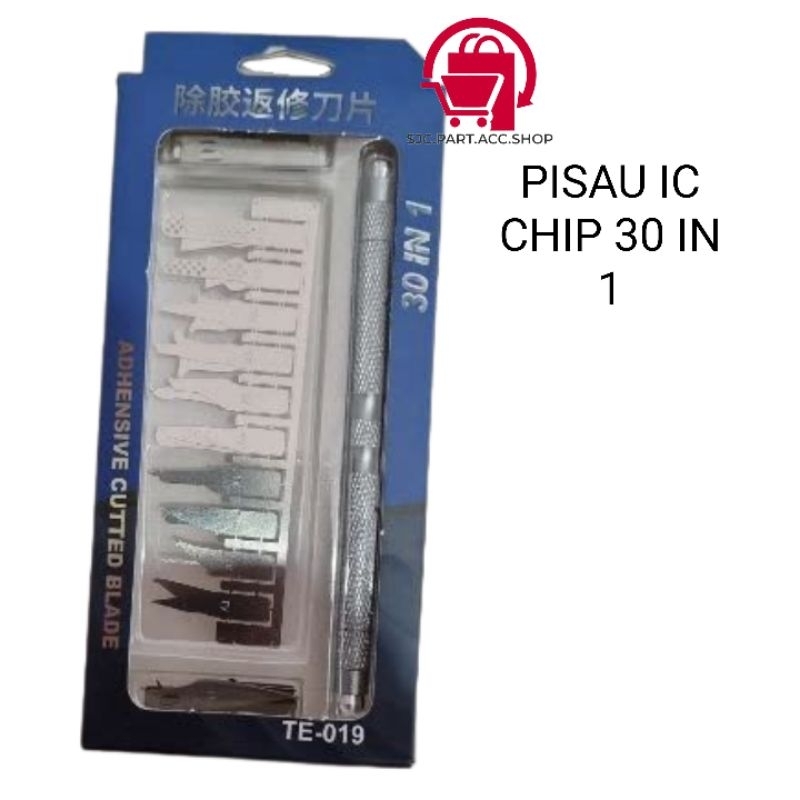 GAGANG PISAU IC CPU TE-019 MATA PISAU IC 30 IN 1