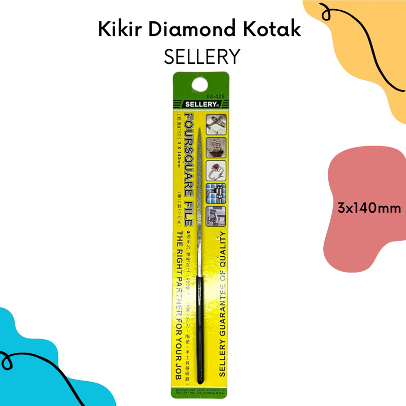 

Sellery Kikir Diamond Kotak | Sellery Foursquare File | Sellery Kikir Emas Kotak | Sellery 04-425