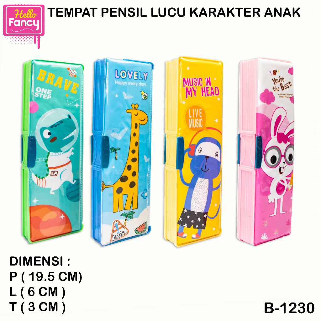 

Tempat Pensil Magnet Karakter 2 Sisi / Kotak Pensil Magnet B-1230