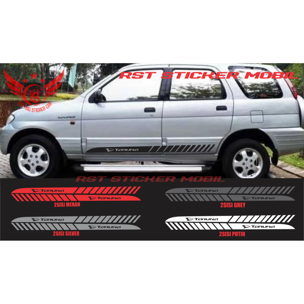 PROMO STICKER STIKER LIST BODY SAMPING MOBIL TARUNA CUTTING STICKER MOBIL DAIHATSU TARUNA