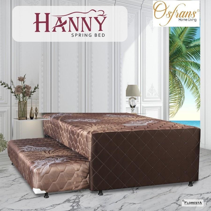 Floresta Springbed 2in1 Hanny Verona Kasur / Fullset / Set 2 in 1 Hany Hani Hanni
