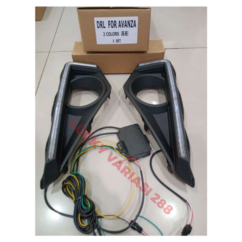 FOGLAMP DRL AVANZA VELOZ 2022 - ON + LAMPU SEIN RUNNING