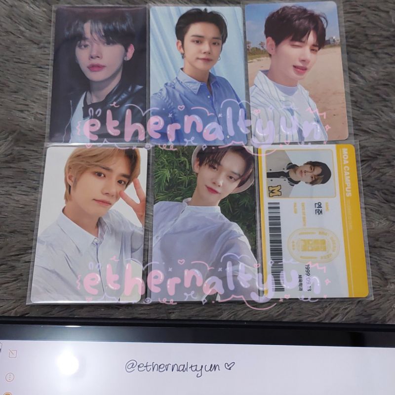 [READY STOCK] Yeonjun Gengmo Visual SG23 Beomgyu MOA Campus Taehyun Sky Blue TXT TOMORROW X TOGETHER