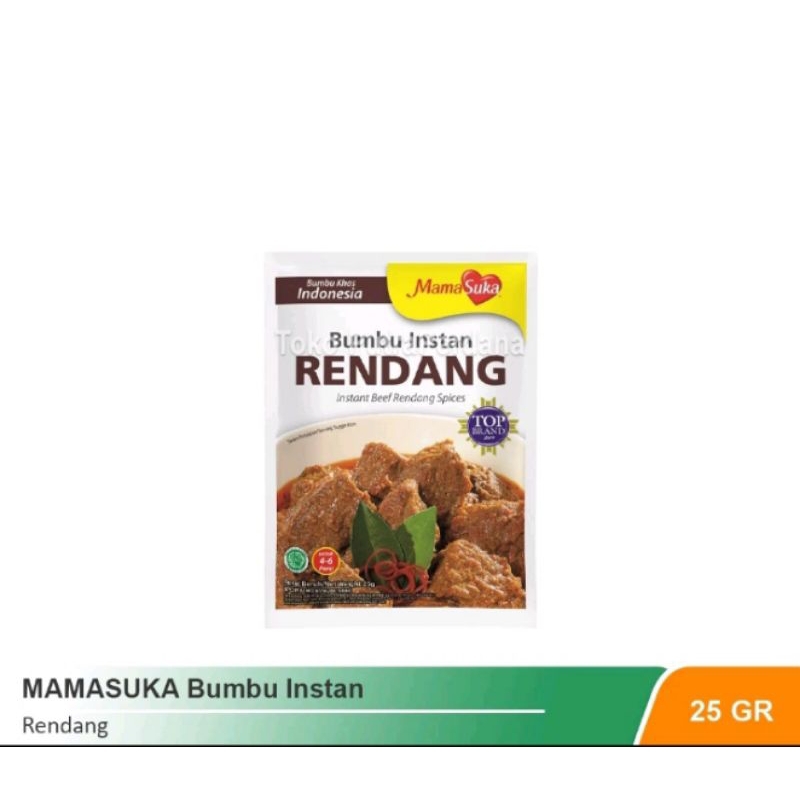 

mamasuka bumbu masak instan opor / rendang / soto / ayam goreng / nasi uduk