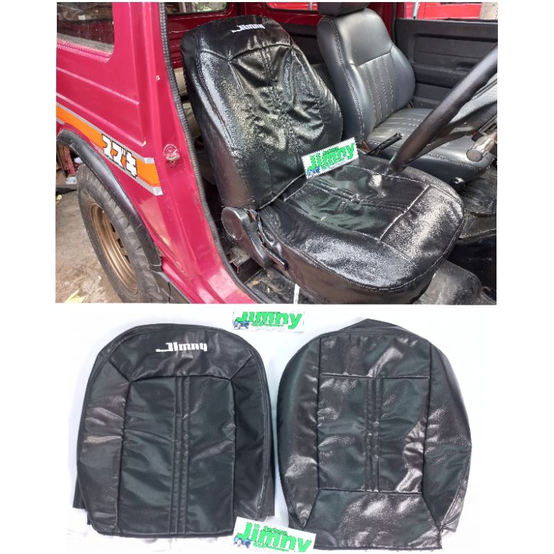 SARUNG JOK JIMNY KATANA STANDAR SET KIRI KANAN KULIT SINTETIS BORDIR JIMNY