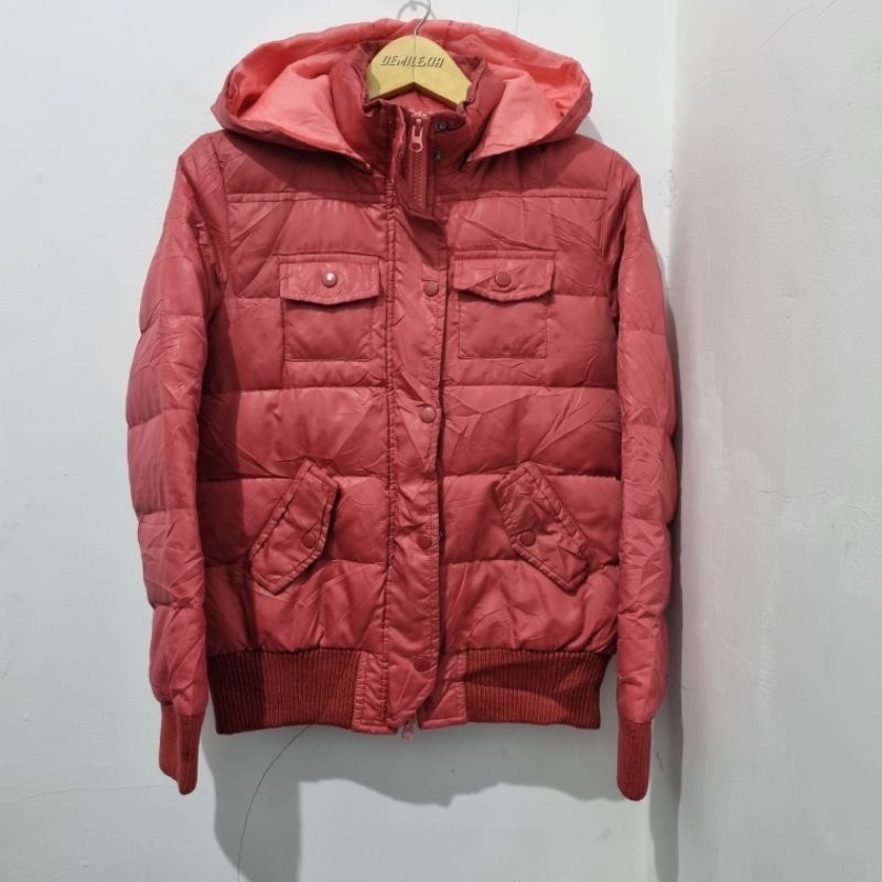 Jacket Down Wanita Ozoc Bulu Angsa Size M