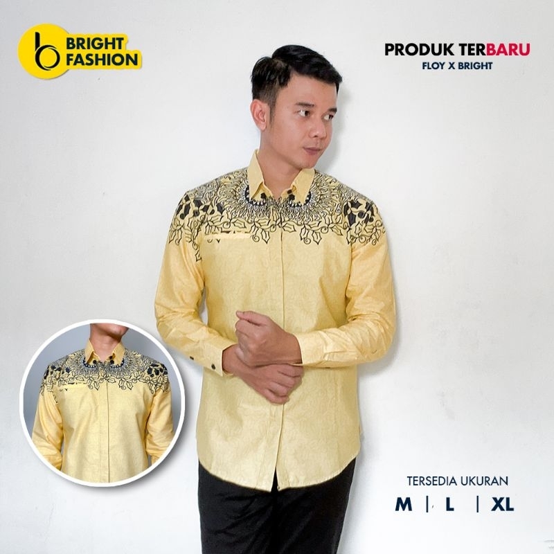 Kemeja Batik Modern Premium Puring Pria Lengan Panjang #2