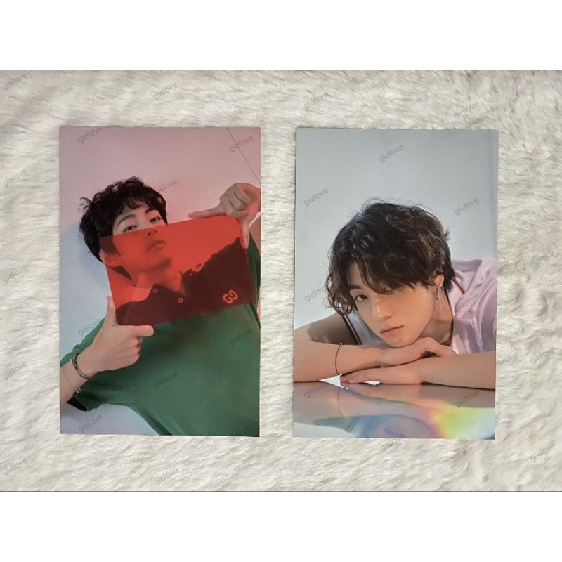 BTS Seasons Greatings 2020 Taehyung Jungkook Postcard