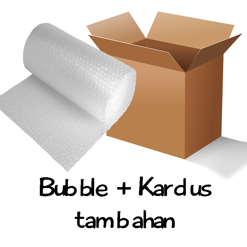 

Kardus Dan Bubble Wrap untuk tambahan Packing