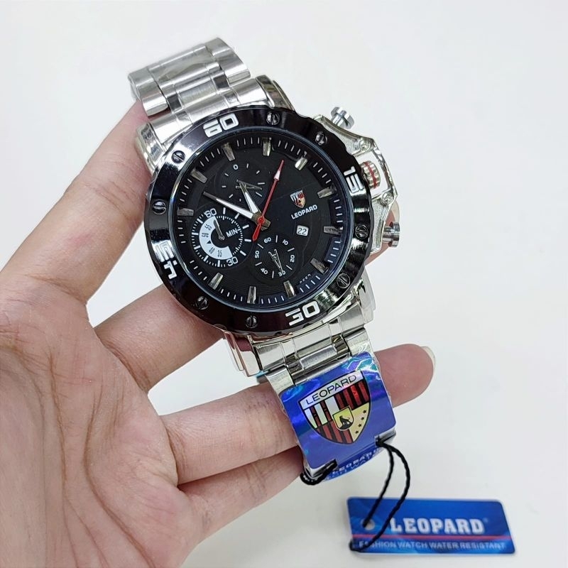 Jam tangan leopard ori tanggal aktif