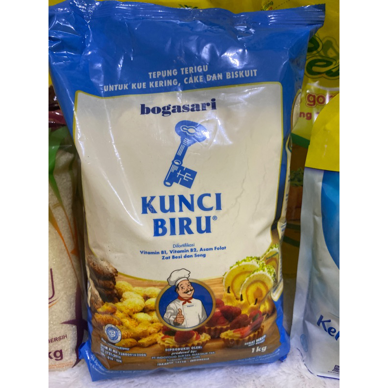 

tepung kunci biru