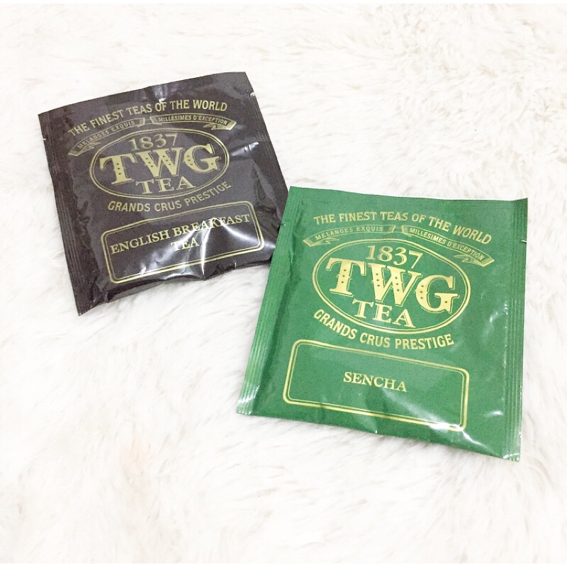

2pcs TWG Original Teabag Sachet Sencha English Breakfast Tea