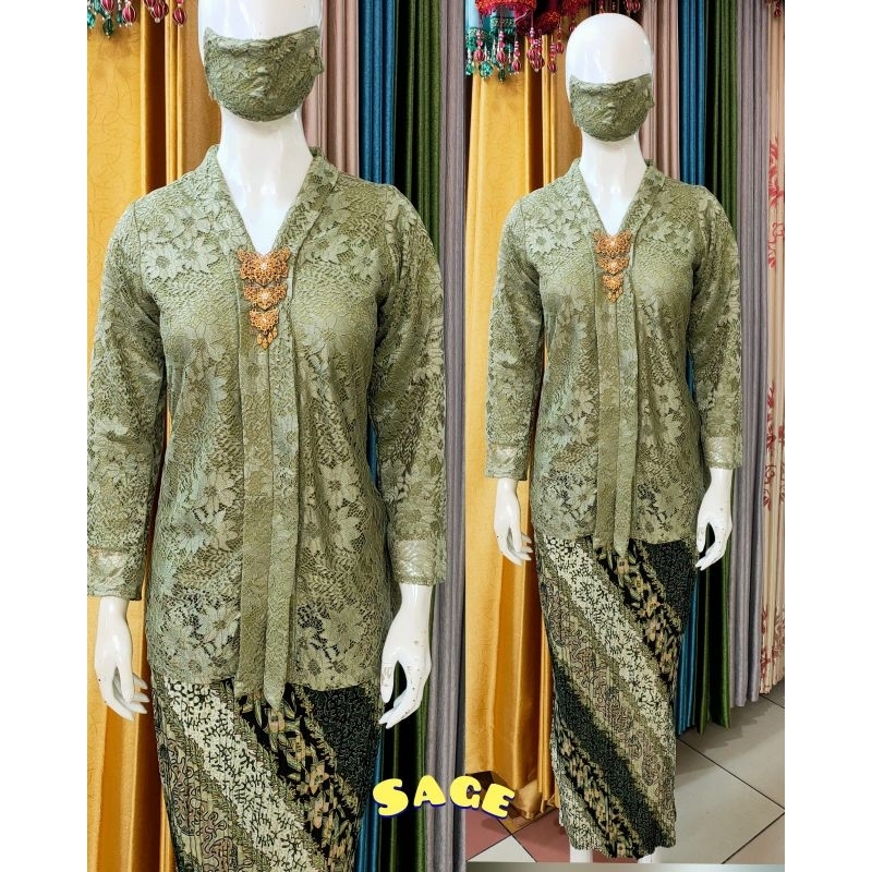 Kebaya Brokat Floy / Kebaya Tunik / Tunik Brokat / Kebaya Modern / Kebaya Kondangan / Kebaya Wisuda / Tunik Kebaya / Kebaya / Kebaya Pesta / Tunik / Floy