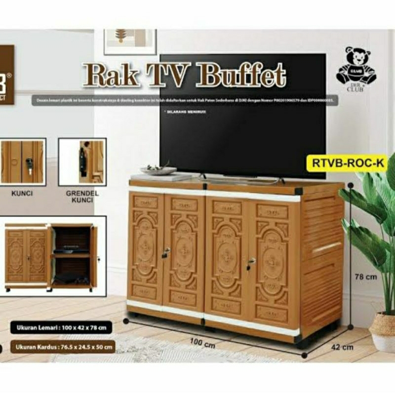 rak tv plastik/rak tf buffet/club rak tv