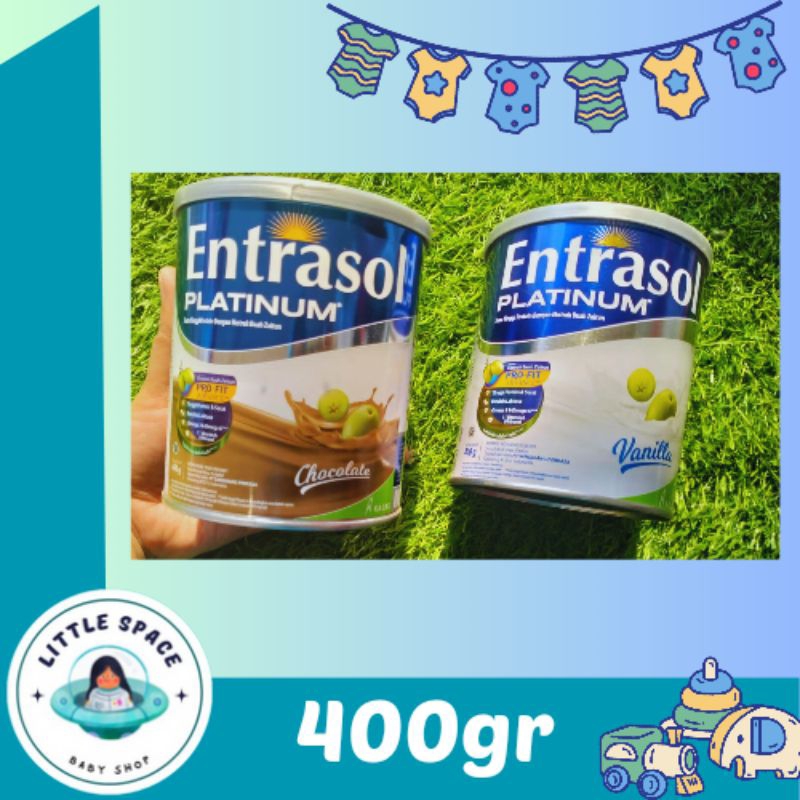 

ENTRASOL Platinum 400gr Vanila | Cokelat (Susu Nutrisi Dewasa)