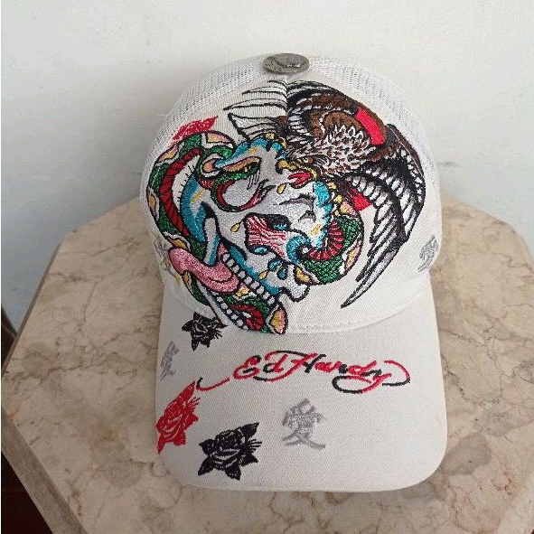 Topi Jaring Christian Audigier ED HARDY Trucker Hat