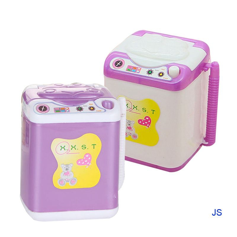 MESIN CUCI MINI MINIATUR MAINAN ANAK BAYI DOLL HOUSE RUMAH BONEKA BARBIE IMUT LUCU MUNGIL GEMOY