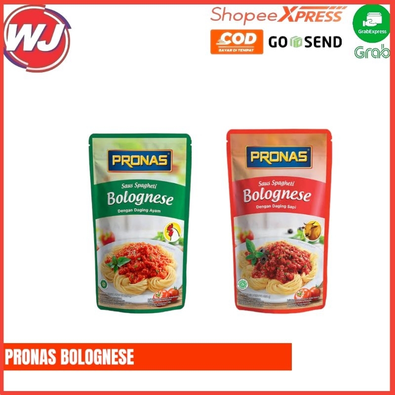 PRONAS SAUS SPAGHETTI BOLOGNESE