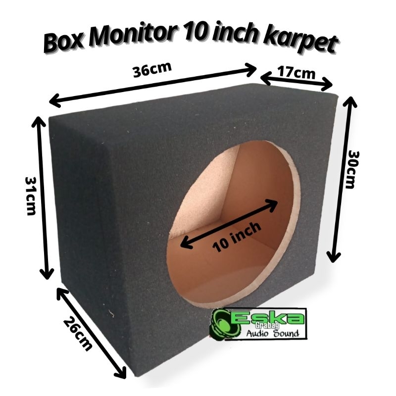 Box subwoofer 10 inch box 10 inch karpet box monitor 10 inch