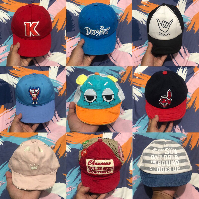 Topi Anak Thrift Original Branded Preloved