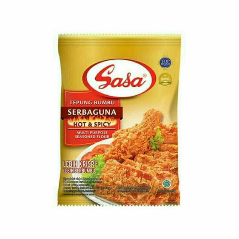 

Sasa Tepung Bumbu Serbaguna Hot & Spicy 210gr