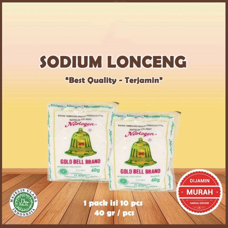 

Sodium Cap Lonceng 40 gram | Sodium Cap Lonceng 4 gram | Sodium Gold bell Brand | Sodium Neotogen