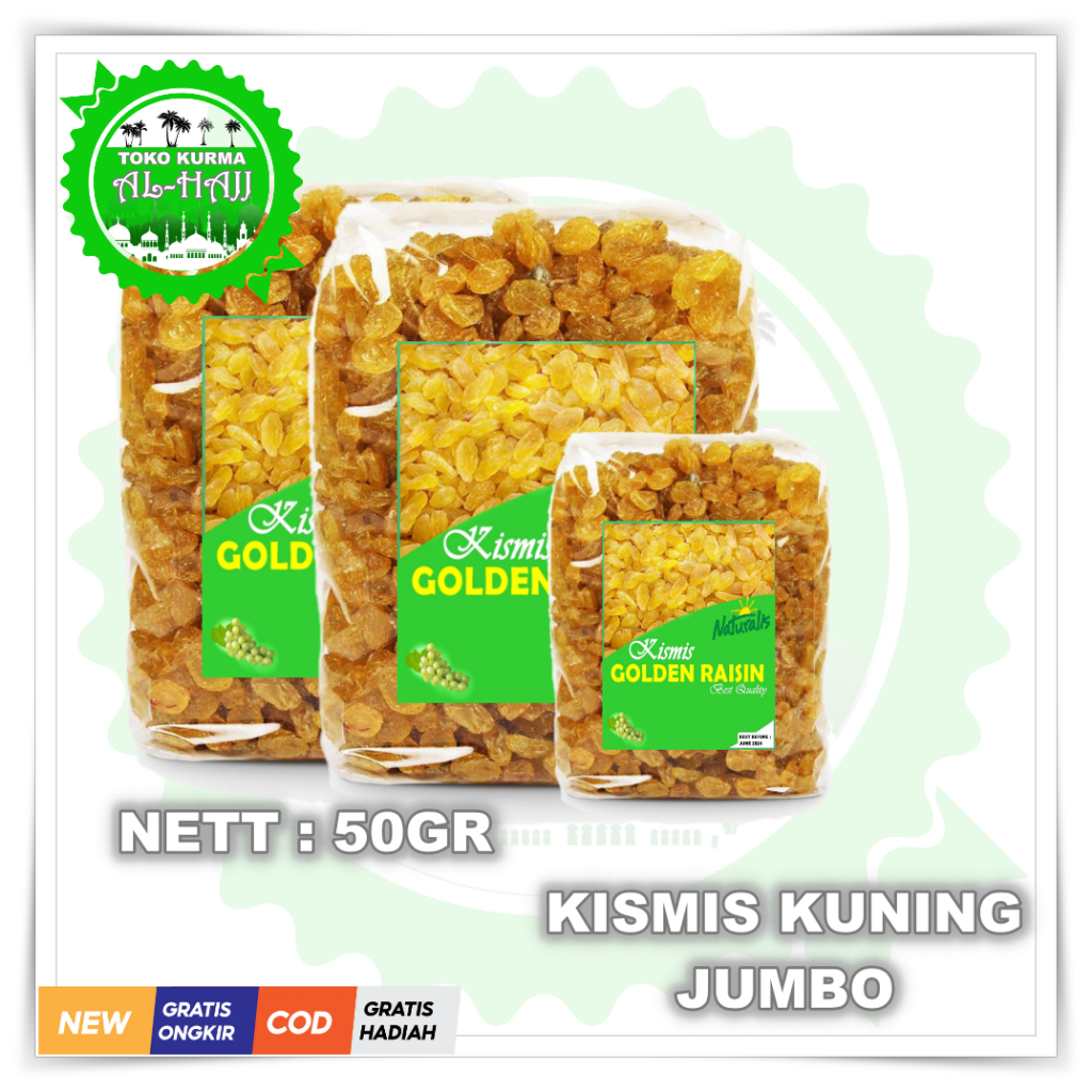 

kismis jumbo golden raisin 500 gram