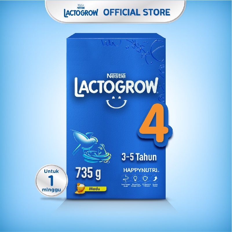 

Lactogrow 4 Susu Pertumbuhan 3-5 Tahun 735 gr