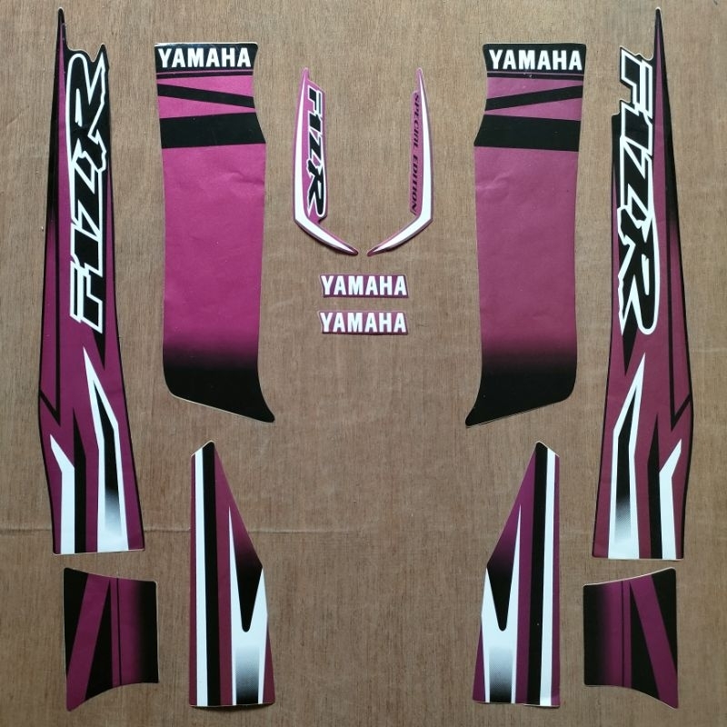 Striping Original Yamaha F1ZR special edition ungu hitam
