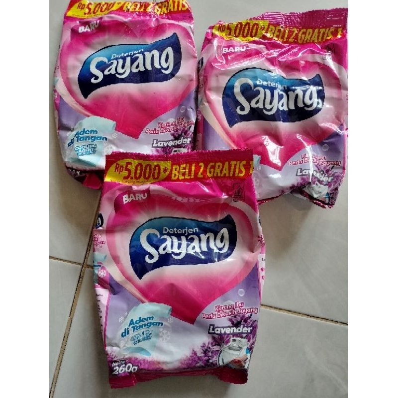 Sayang Deterjen
