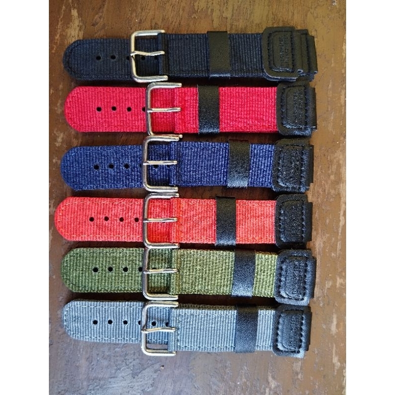Strap tali jam casio G-Shock DW6900 DW6600 G5600 Tali Canvas G-Shock DW-6900 DW-6600 G-5600 Free pen