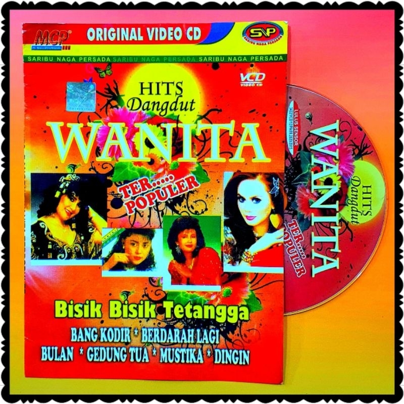 KASET VCD ASLI ORIGINAL LAGU KARAOKE DANGDUT TERPOPULER MEGA MUSTIKA-LAGU DANGDUT TERLARIS KARAOKE D