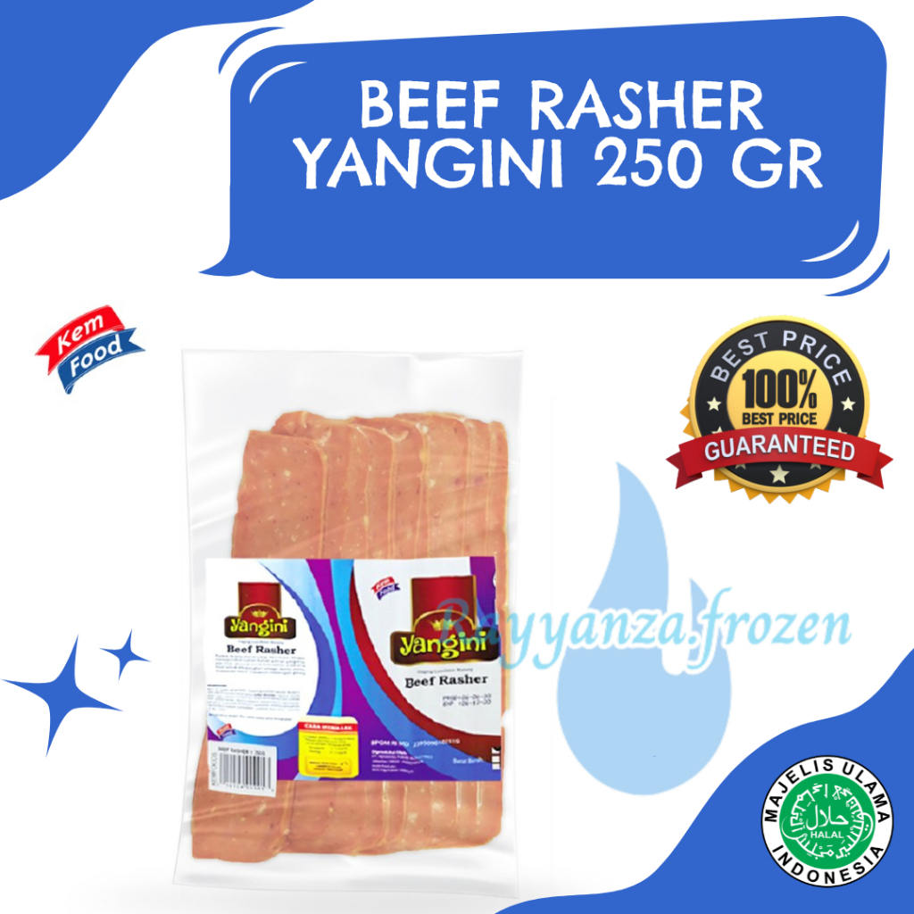 

Yangini Daging Sapi Beef Rasher 250gr
