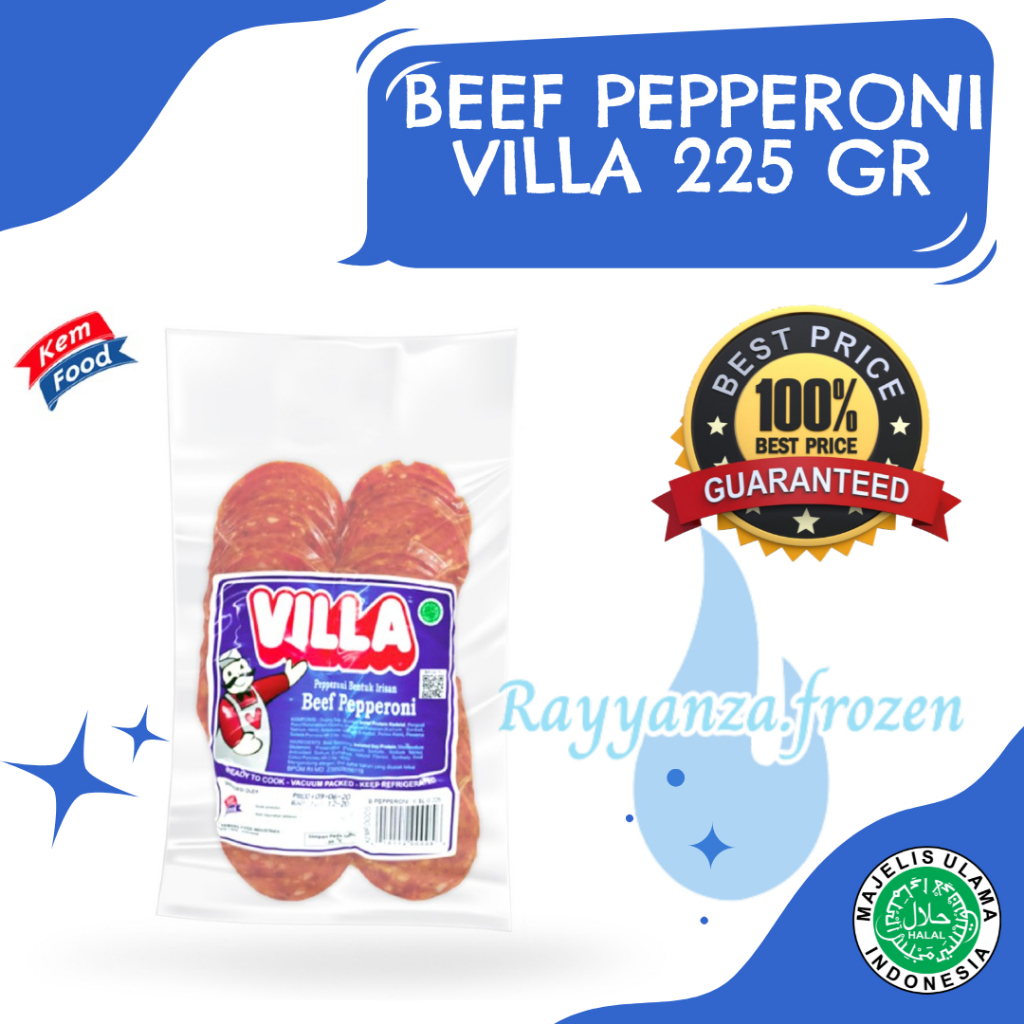 

Beef Pepperoni Villa 225 gr