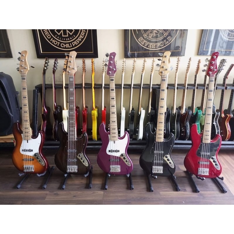 Gitar bass elektrik original marcus miller string 5