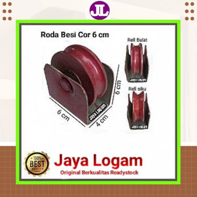 Roda Besi Cor 6 cm Roda Pintu Pagar Besi Cor 6 cm Roda Besi Cor 6 cm Pintu Pagar Besi Roda Pintu Pag