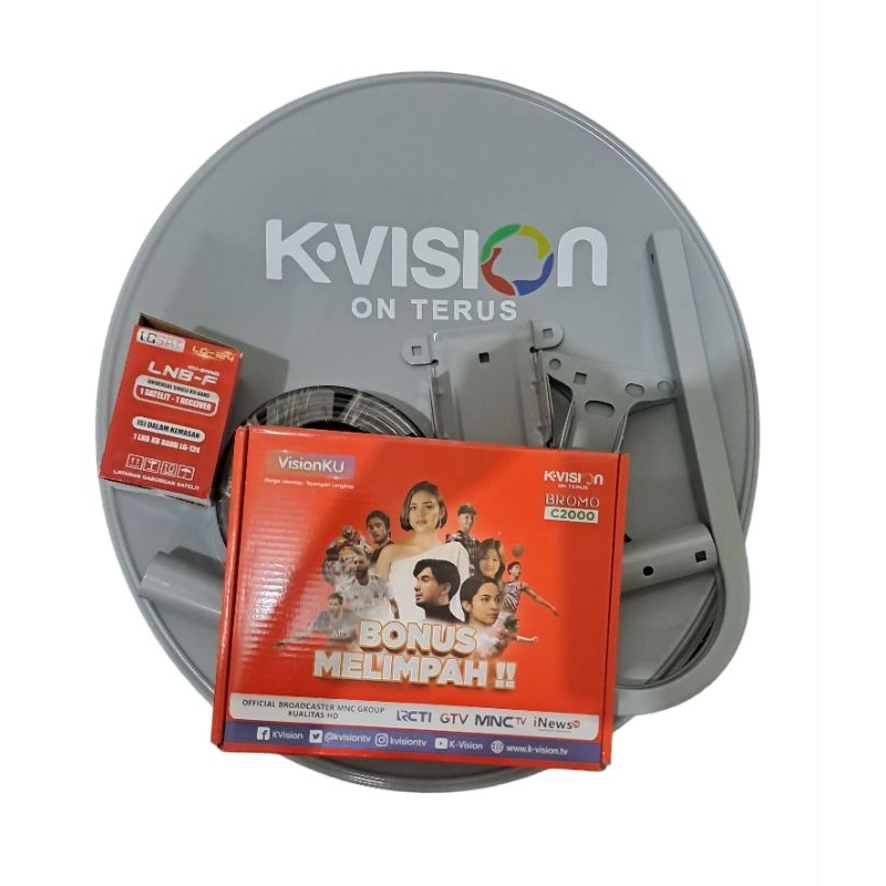 paket parabola mini visionku komplit