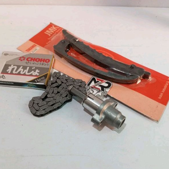 KARET TENSIONER KAZE R//LIDAH RANTE KETENG/RANTAI KAMPRAT MESIN SET KAWASAKI KAZE R JMK CHOHO