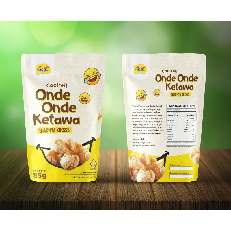 

onde pecah / onde ketawa / keciput pecah 85g renyah