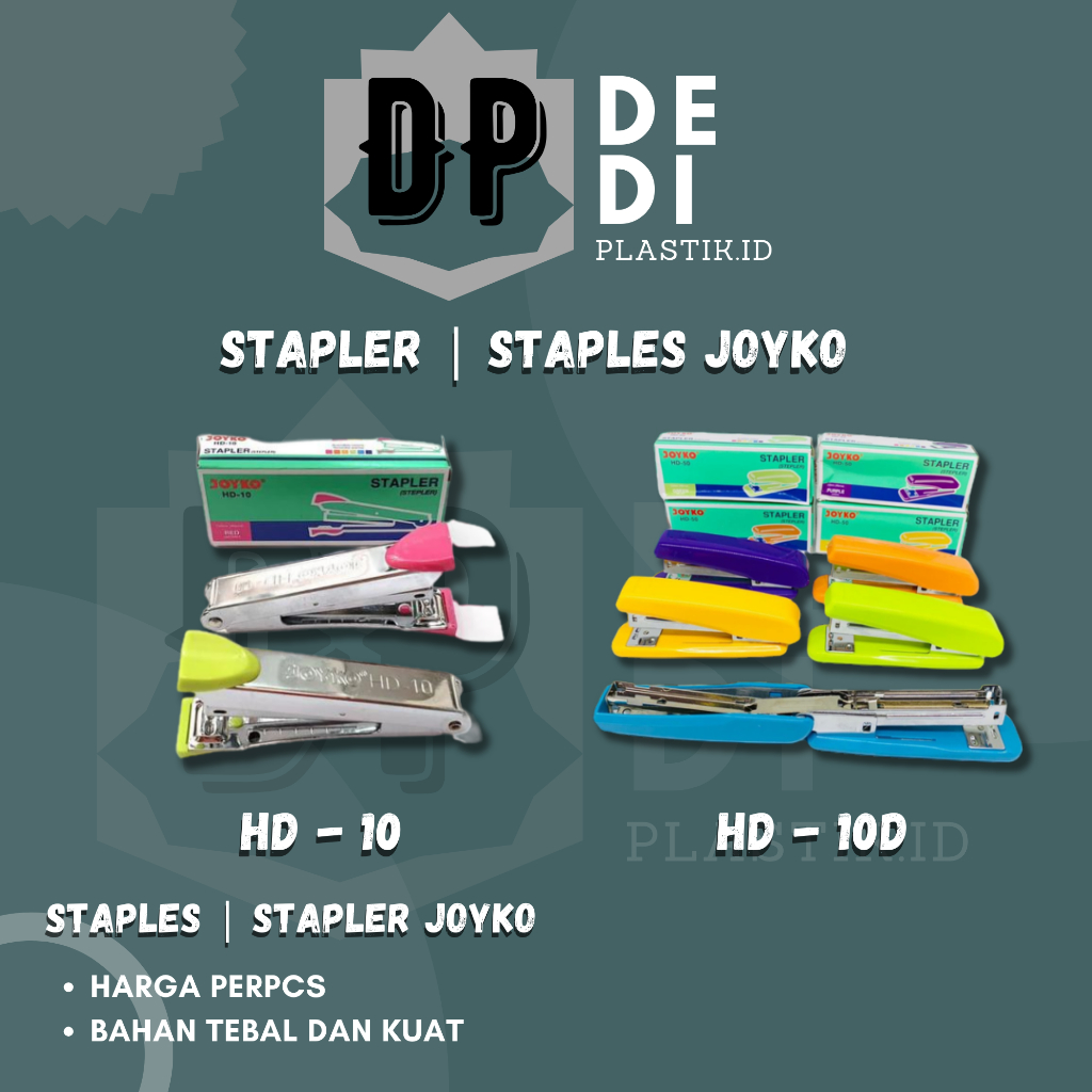 

TERMURAH !!! STAPLER / STAPLES / JEPRETAN HD-10D HD 10