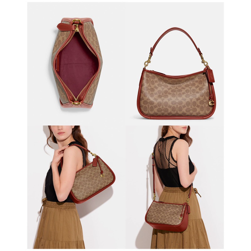 Coach Cary Crossbody Tan rust (Retail Item)