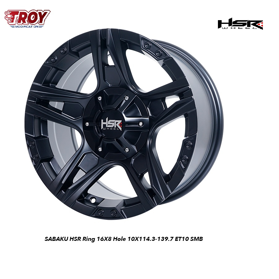 Velg Mobil HSR Offroad SABAKU R16 Velg Rush,Terios,Jimy,Katana dll
