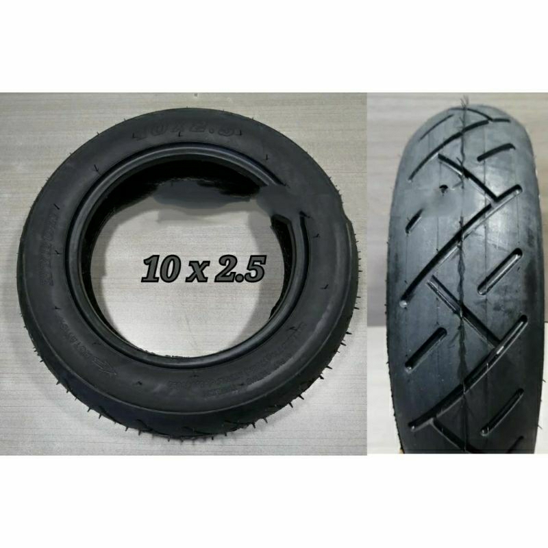 BAN LUAR SKUTER TUBELESS 10 X 2.50